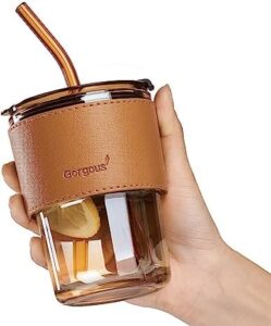 Glass Sipper Tumbler