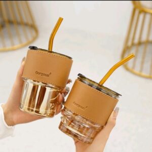 Glass Sipper Tumbler