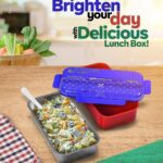 Stainless Steel Lunch Box – Leak-Proof, with Spoon & Lid